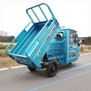 Precio al por mayor de fábrica Triciclo de carga eléctrica Transporte agrícola de buena calidad con diseño de cuerpo cerrado - Product Image 1