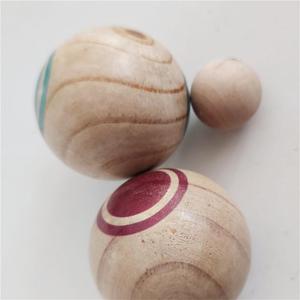 Commercio all'ingrosso 6pcs di Legno giochi <span class=keywords><strong>bocce</strong></span> palle - Product Image 4