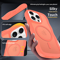 Étui de téléphone portable magnétique à chargement sans fil anti-chute en TPU souple pour iPhone 14 15 16 Plus 16e 17e 17 Air Pro Pro Max