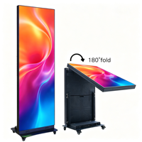 Display LED Autoportante per Interni, Schermo per Segnaletica Digitale a Colori per Pubblicità in Centri Commerciali, Cinema, Musei, Biblioteche
