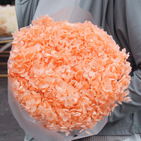Bahan Bunga Hydrangea Abadi Premium, Bunga Awet Buatan Tangan untuk Dekorasi Pernikahan, Natal, Hari Ibu