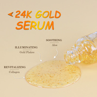 Nouveau sérum facial en or 24 carats Anti-âge rides lignes légères acide hyaluronique hydratant 24 carats sérum anti-âge en or Essence pour le visage
