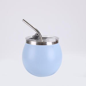 Mini Termos de Acero Inoxidable de 180 ml, Nuevo Diseño, Termo de <span class=keywords><strong>Vino</strong></span> al Vacío con Tapa y Pajita, Taza de Mate Estilo <span class=keywords><strong>Argentino</strong></span> - Product Image 5