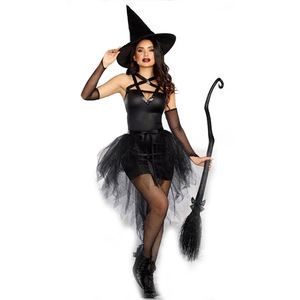 M-XL grande taille Halloween Costume démon sorcière Costume sorcière Costume jour des morts mascarade balle Performance uniforme - Product Image 1
