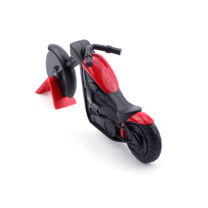 Cortador de Pizza para Motocicleta, Rodillo Cortador Antiadherente de Acero Inoxidable para Pizza, Color Escarlata HX 137P45 - Product Image 4