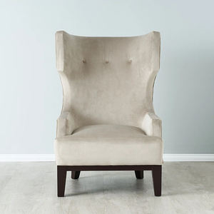 Nouveautés Chaise moderne en velours beige Accent Lounge Home Chair Chaise de salon occasionnel Hotel Arm Chair - Product Image 5