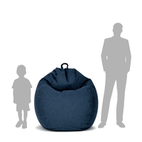 Fauteuils poufs en poly-linens à faible MOQ, design moderne, housse amovible, fournisseur professionnel, canapé-lit simple d'intérieur, couleur personnalisée