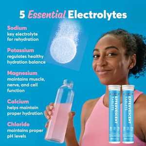Tabletas Efervescentes de Vitaminas de Marca Privada con Sabor a Frutas y Ácido Fólico Añadido para el Apoyo a la Salud, Suplemento para Hombres y Mujeres - Product Image 3