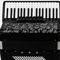 Accordéon 37 touches 80 basses à prix de gros, avec anches italiennes et 7+3 commutateurs de registre, plusieurs couleurs disponibles, fourni par le fabricant