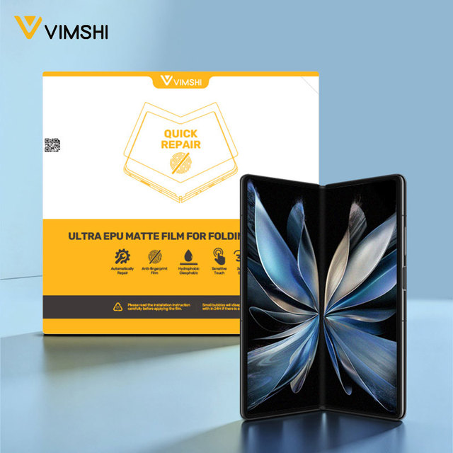 Matte EPU Hydrogel Screen Protector for Foldable Phones, 190*200mm, 22g, 10Pcs/Box