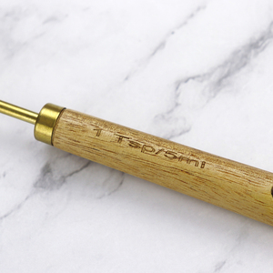 Premium Tool for Accurate Measurements 8-Piece Wood Handle Gold Stainless Steel <b>Measuring</b> Cups and <b>Spoons</b> Set - Product Image 6