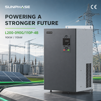 Variateur de fréquence Sunphase VFD 90KW 125HP Triphasé 380V - 480V Haute Performance AC 0-600Hz Étanche avec Frein