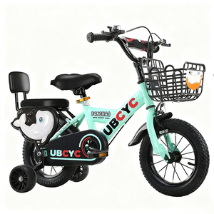 Vélo Enfant pour Filles Garçons, Bicyclette Enfant 12 14 <span class=keywords><strong>16</strong></span> 18 <span class=keywords><strong>Pouces</strong></span>, Mini Vélo Tout-Terrain d'Équilibre avec Roues d'Apprentissage et Panier - Product Image 2