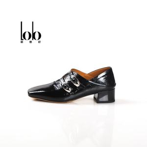 Scarpe da <span class=keywords><strong>Donna</strong></span> Primavera 2026 Stile Francese con Punta Quadrata, Cinturino alla Caviglia e Fibbia con Diamanti, Tacco Medio 4cm Tinta Unita, Stile Mary Jane - Product Image 2