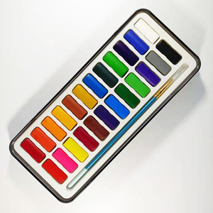 Vendita calda atossica set di colori per acquerelli torta <span class=keywords><strong>ad</strong></span> <span class=keywords><strong>acquerello</strong></span> vernice solida supera test ASTM - Product Image 6