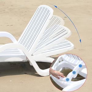 Chaise d'extérieur pliante en plastique, meuble d'extérieur, offre spéciale, pour piscine, <span class=keywords><strong>jardin</strong></span>, Patio et plage - Product Image 5