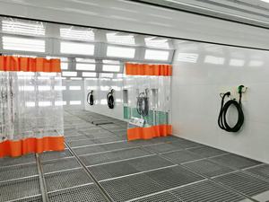 ราคาที่ดีที่สุดคลื่นสั้นโคมไฟอินฟราเรดรถบูธสีรถเตาอบสำหรับน้ำที่ใช้บูธสี - Product Image 3