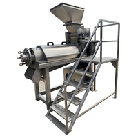 0.5 T/h Druif Appel Vruchtensap Schroef Persen Knijpen Sapcentrifuge Extractor Extruder Machine