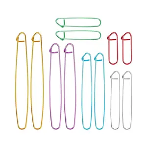 真智哲6尺寸钩针kindle钩针针架不同颜色的针迹架，用于针织和钩针