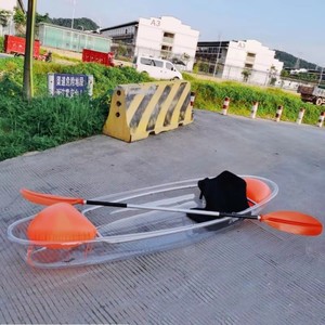 Kayak Double Siège Kayak Transparent Océan Transparent Polycarbonate Kayak Double <span class=keywords><strong>2</strong></span> Personnes Transparent Pc Bateau Sports Nautiques - Product Image 6
