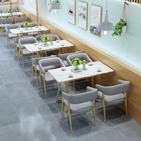 Ensemble de chaises et table de banquet rembourrées sur mesure pour la restauration, avec base en métal, pour restaurant, banquette, canapé