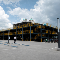 Parking en plusieurs étages Kin Bright KBP, structure en acier préfabriquée, gain de place, pour zones résidentielles
