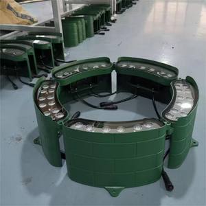 Éclairage solaire en aluminium <span class=keywords><strong>pour</strong></span> <span class=keywords><strong>jardin</strong></span>, lampe LED extérieure, piquet, éclairage paysager, éclairage d'arbre, lumière de balise électrique IP65, projecteur annulaire - Product Image 2