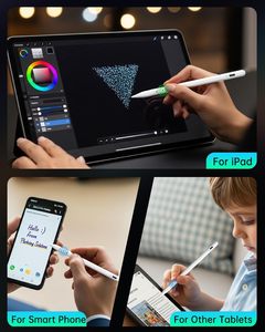 ปากกาสไตลัสอเนกประสงค์สำหรับหน้าจอสัมผัสทุกชนิด ดินสอแบบสองโหมดสำหรับ IOS ipad แท็บเล็ต Android โรงงาน OEM ODM ขายตรง - Product Image 3