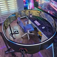 Moniteur de jeu KOORUI incurvé ultra-large de 34 pouces, 3440x1440P, 180 Hz, 1 ms, HDR, anti-lumière bleue, 100% SRGB, interface DP/ pour ordinateur de bureau