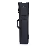 Housse de transport souple personnalisée pour queue de billard Sac de sport de raquette de qualité portable Double bretelles étanches pour billard