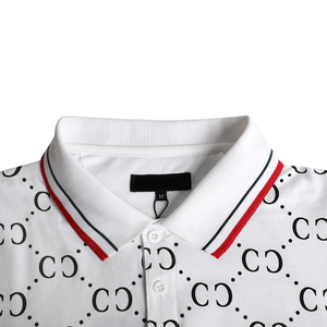Vente chaude tricot texturé t-shirts coton élastique polos <span class=keywords><strong>tennis</strong></span> - Product Image 3
