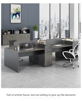 Mobilier de bureau modulaire de bureau de poste de travail personnalisé avec cloison moderne pour cabine de bureau et configuration de poste de travail