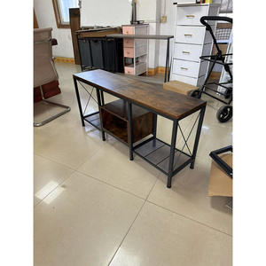 TV Stand for TVs up to Entertainment Center with Open Storage ShelvesTV Media Console Table with <strong>Soundbar</strong> <strong>Shelf</strong> - Product Image 4