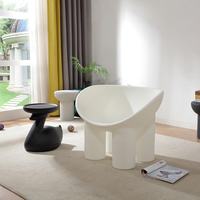 Hanyee Usine Vente Directe Roly Poly Chaise Éléphant Jambe Chaise Mignon Intérieur Extérieur En Gros Meubles En Plastique pour La Maison Jardin