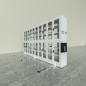 Display in metallo, scaffalature compatte, sistema di archiviazione per archivi e anagrafe, - Product Image 3