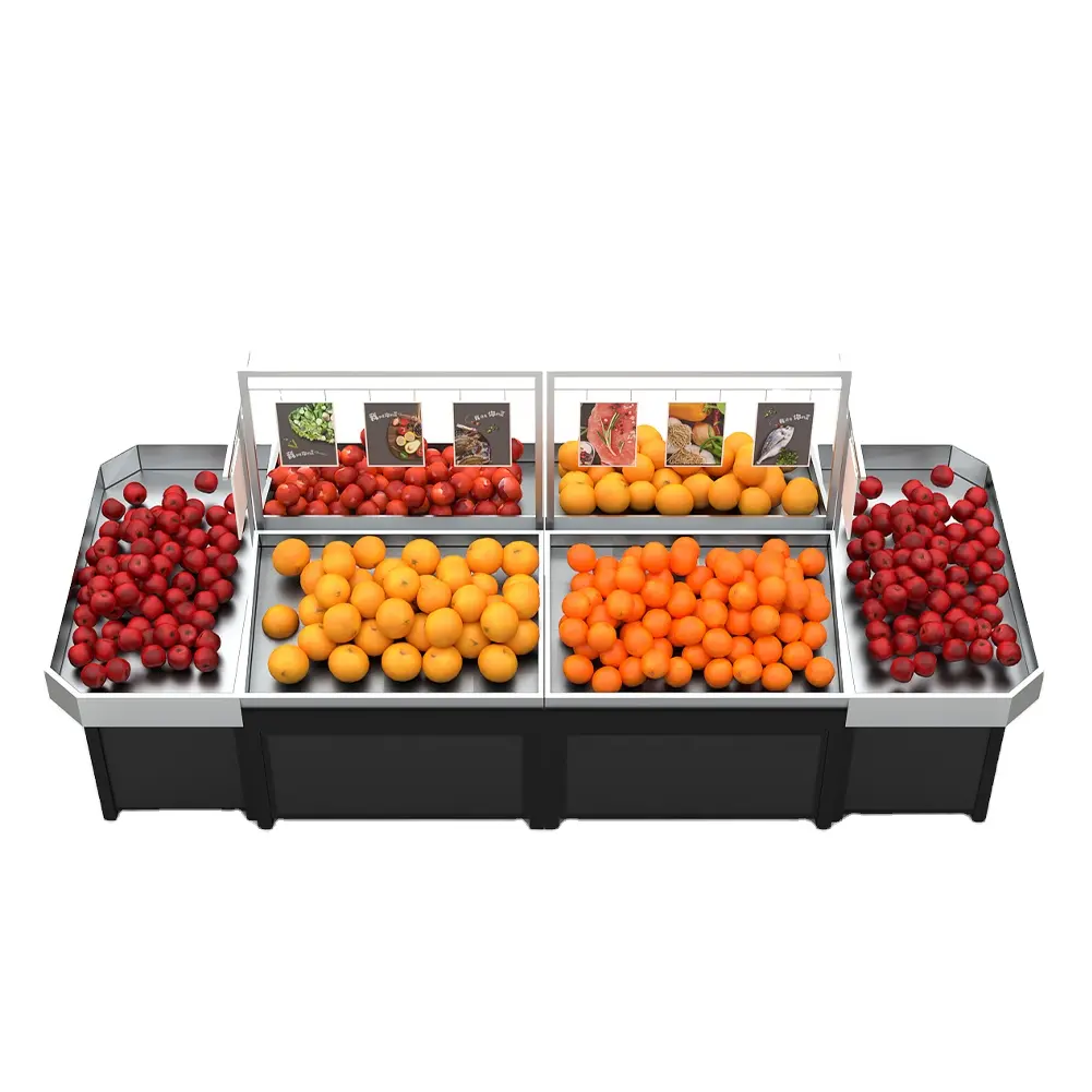 נירוסטה פירות וירקות מתלה לסופרמרקט
