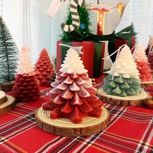 Christmas <b>Gift</b> Box Souvenir Shooting Props Decoration Christmas Tree Aromatherapy Scented <b>Candle</b> Holiday Creative <b>Gift</b> 12-24 - Product Image 1