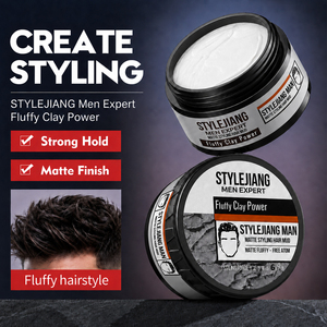 Pâte coiffante mate pour hommes, contrôle fort, volume et texture, pour styles quotidiens de barbier et de salon, marque privée - Product Image 1