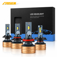 Ampoule de phare LED pour voiture H1 H3 H4 H7 H11 9005 9006 12V 120W 10000LM 6000K Canbus IP68 Remplacement et amélioration de l'halogène
