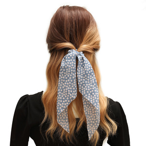 Élastiques et rubans pour cheveux personnalisés - Chouchous à nœud, élastiques à cheveux type foulard pour femmes et filles - Product Image 6