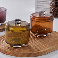 Offre Spéciale Minimaliste Organique 200ml Unique En Forme De Noël Bougie Conteneurs Bocaux En Verre Clair pour Bougies