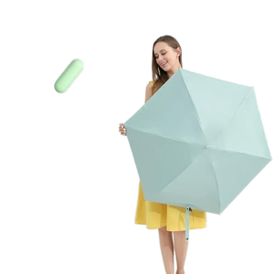 Vente en gros <span class=keywords><strong>petit</strong></span> <span class=keywords><strong>parapluie</strong></span> uv avec impression de logo couleur personnalisée revêtement <span class=keywords><strong>noir</strong></span> parasol mini <span class=keywords><strong>parapluie</strong></span> de poche portable 5 plis - Product Image 5