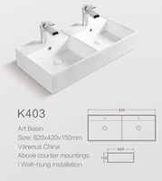 Lavabos à Double trou pour toilettes, toilettes, toilettes, toilettes, lavabos à main, prix de gros
