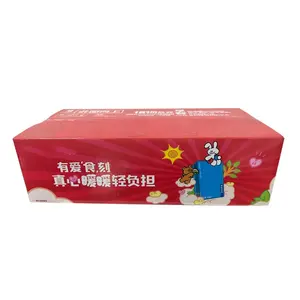 Color Printing Folding Portable Carton Custom Supply Logo Corrugated Milk Carton For Drink Gift Box