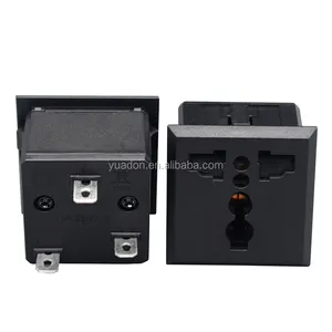YDW-8 power universal socket electric cassette socket outlet with security cover 10A 250V