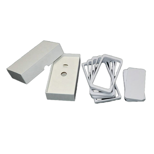 Boîte en carton rigide personnalisée faite à la main avec couvercle et base, impression dorée pour emballage cadeau de smartphones et cosmétiques, logo personnalisé - Product Image 1