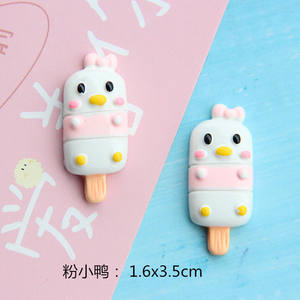 Nouvel été Imitation Popsicle résine dessin animé accessoires Halloween dessin animé Popsicle nourriture jouer bricolage étui de téléphone portable matériel bricolage - Product Image 5