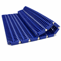 Bande transporteuse modulaire en plastique POM/PP de qualité alimentaire pour la transformation de la volaille et du poisson