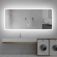 En gros LED rétroéclairé salle de bain miroir salle de bain armoire salle de bain vanité led lumière miroir