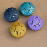 3 & 6 Inch Mini Steel Tongue Drum Kids Ethereal Percussion Musical Instrument Children Gift